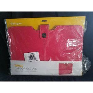 Targus Twill Laptop Sleeve Case13.3" for Apple Macbook/Ultrabook Red  NIP
